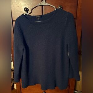J. Crew Dark Navy Crewneck Sweater
